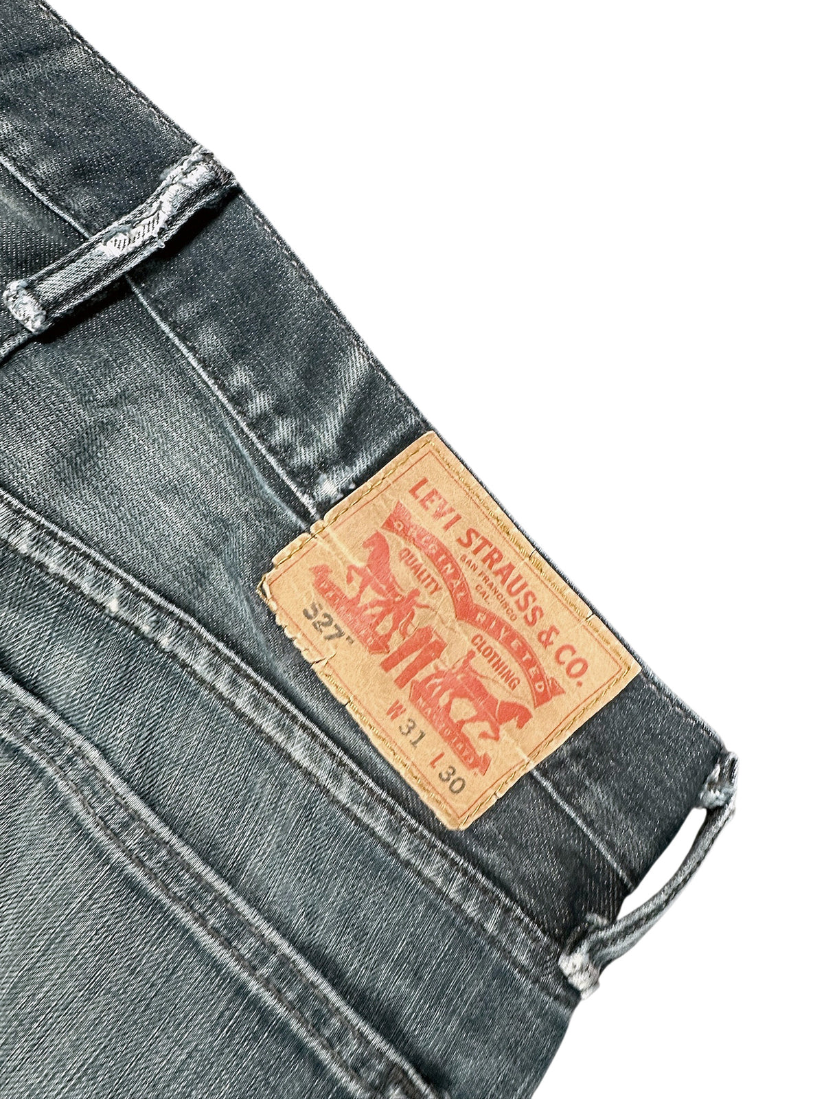 Vintage Levi’s Y2K Straight Leg Jeans „527“ (S) – Detailaufnahme 3