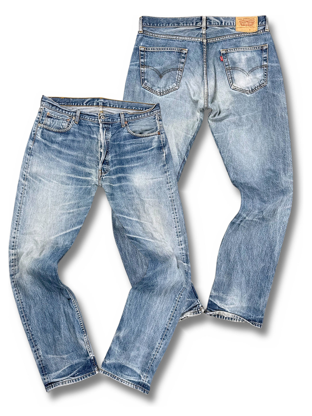 Vintage Levi’s Straight Leg Jeans „517“ (XL) – Vorder- und Rückansicht