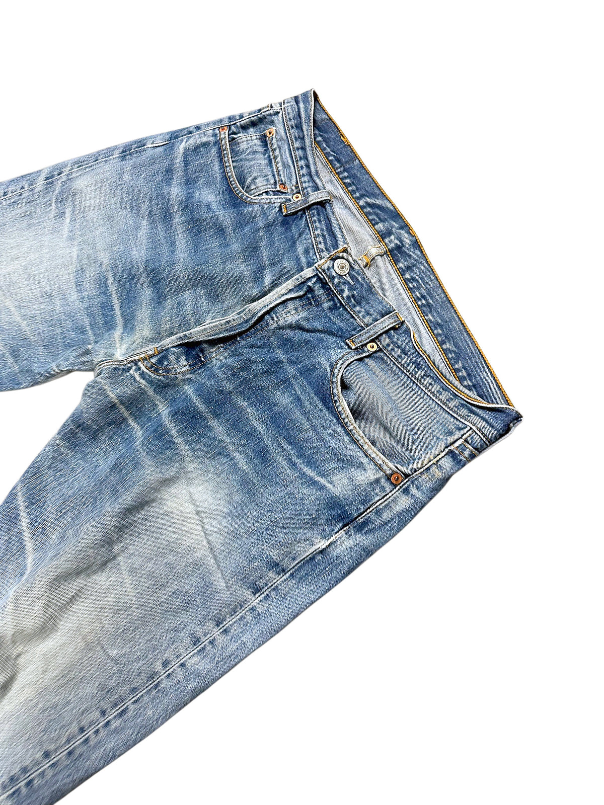 Vintage Levi’s Straight Leg Jeans „517“ (XL) – Detailaufnahme 1