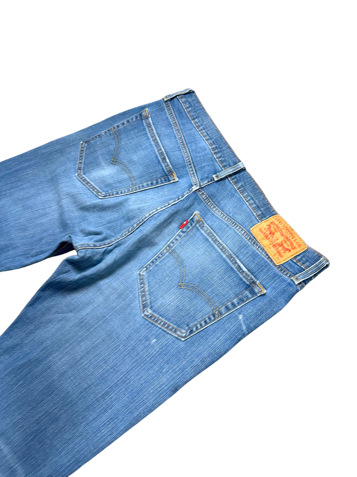 Vintage Levi’s Flared Jeans „527 Bootcut“ (XL) – Detailaufnahme 2