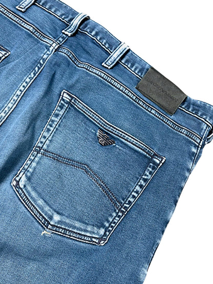 Vintage Armani Y2K Straight Leg Jeans (M)