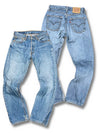 Vintage Levi’s Straight Leg Jeans „517“ (S) – Vorder- und Rückansicht