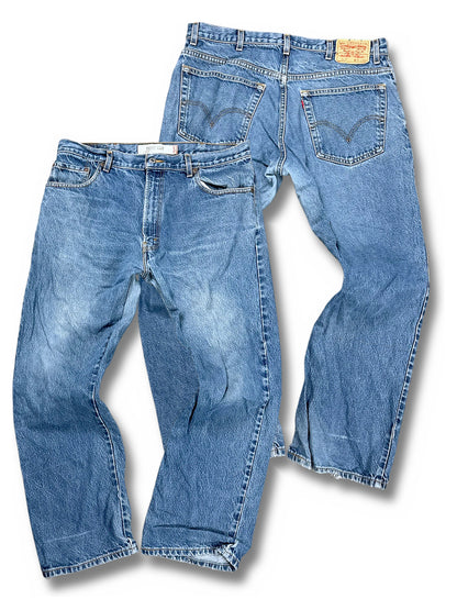 Vintage Levi’s Flared Jeans „517 Bootcut“ (M) – Vorder- und Rückansicht