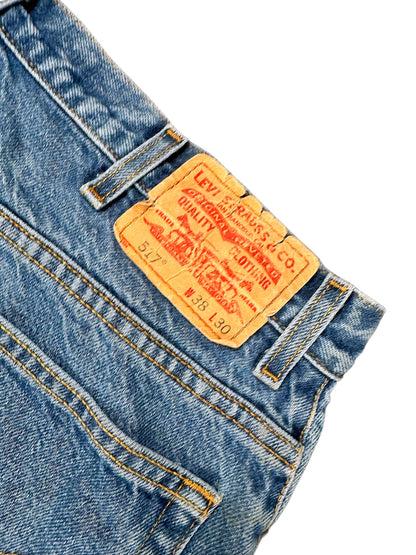 Vintage Levi’s Flared Jeans „517 Bootcut“ (M) – Detailaufnahme 3