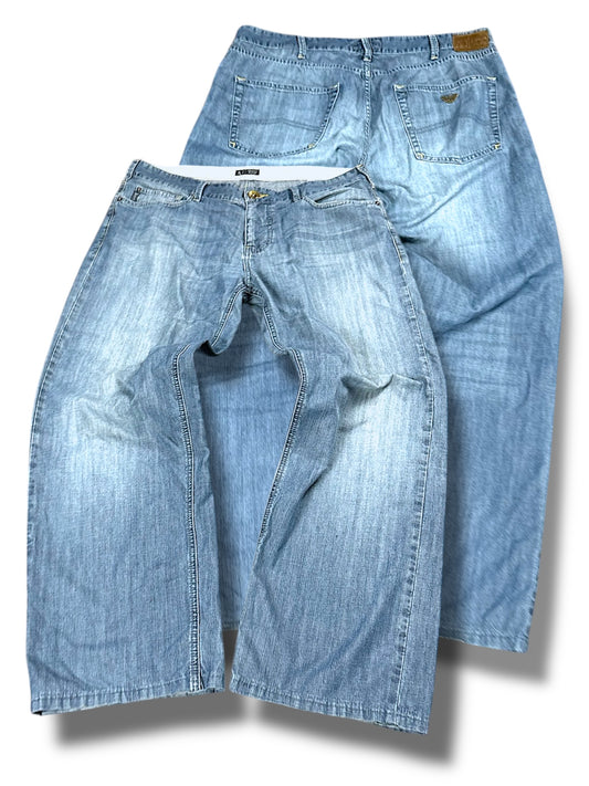 Vintage Armani Baggy Jeans (S)