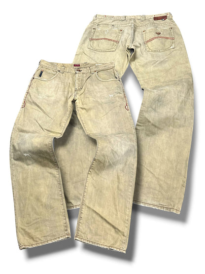 Vintage Armani Straight Leg Jeans (L)