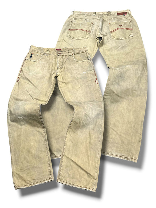 Vintage Armani Straight Leg Jeans (L)