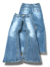 Vintage Y2K lavtaljede bootcut / svajer damejeans (M)