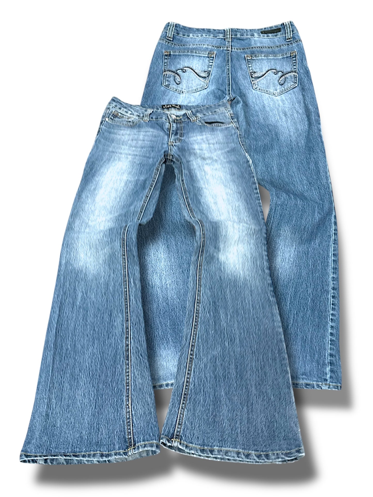 Vintage Y2K Low Waist Bootcut / Flared Damenjeans (M)