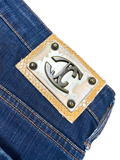 Vintage Cavalli Y2K Straight Leg Damenjeans (M)