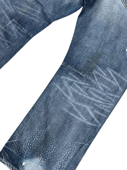 Vintage Ed Hardy Y2K Baggy Jeans (XXL)