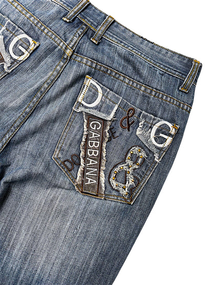 Vintage Dolce & Gabbana Y2K Baggy Jeans (L)
