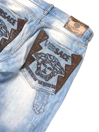 Vintage Versace Y2K Baggy Jeans  (L)