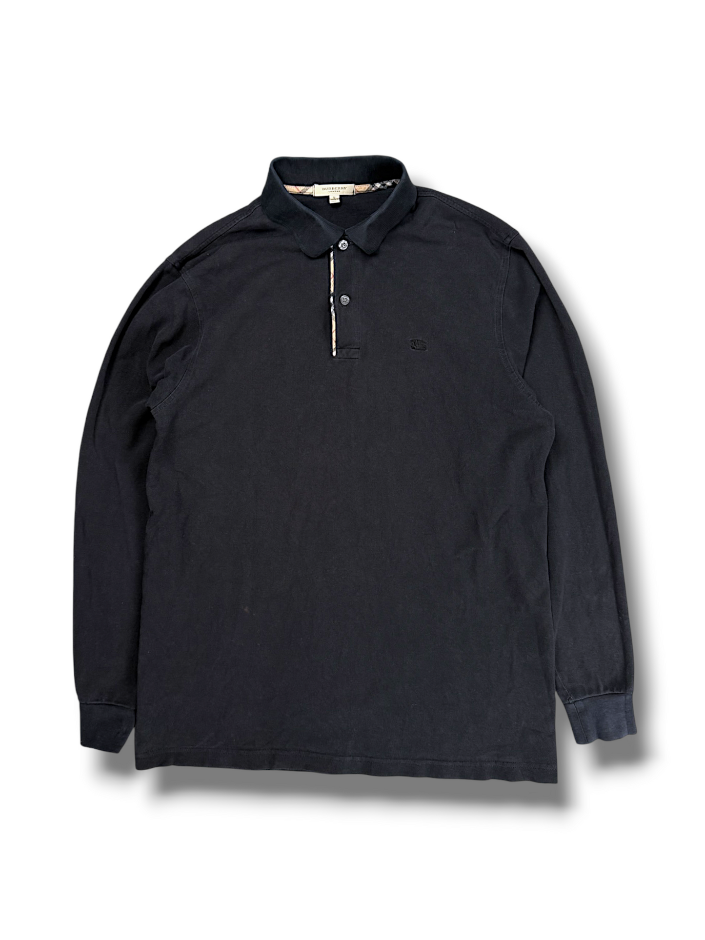 Vintage Burberry Langarmpolo (M)