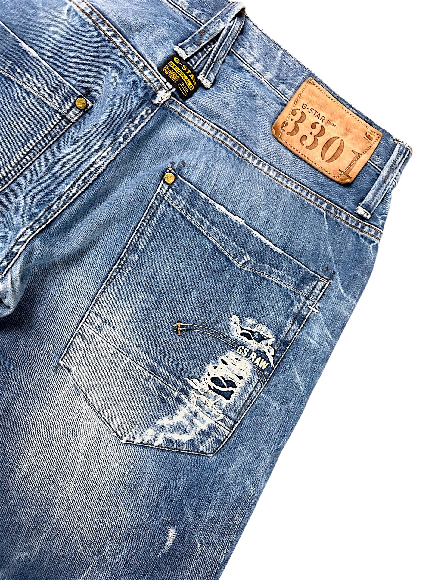 Vintage G-Star Y2K Straight Leg Jeans (M)