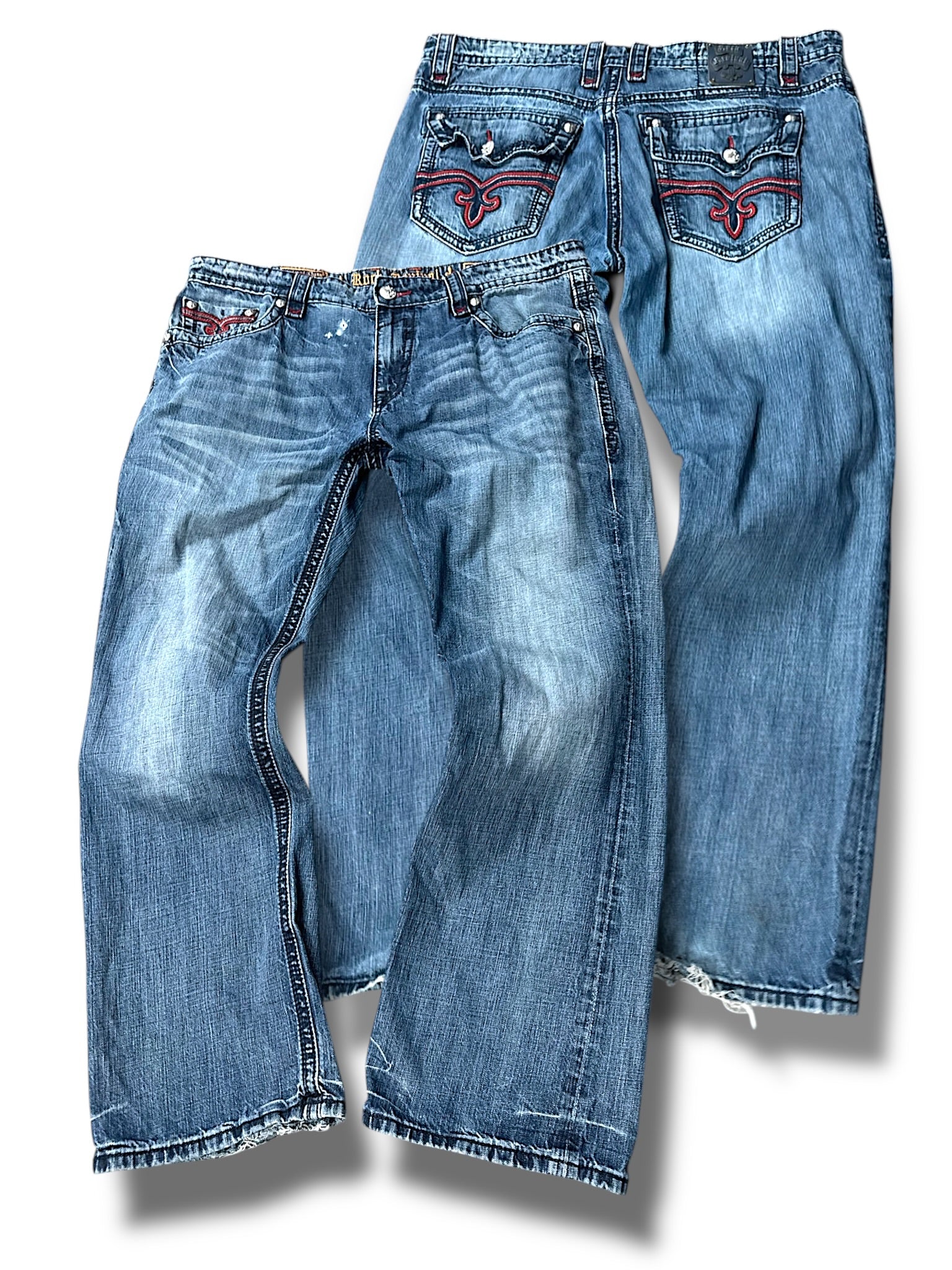 Vintage Rock Revival Y2K Baggy Jeans (XXL)