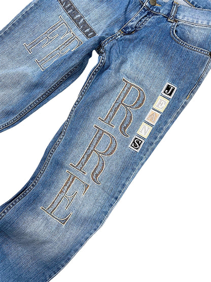 Vintage Gianfranco Ferre Y2K Bootcut / Flared Damenjeans (M)