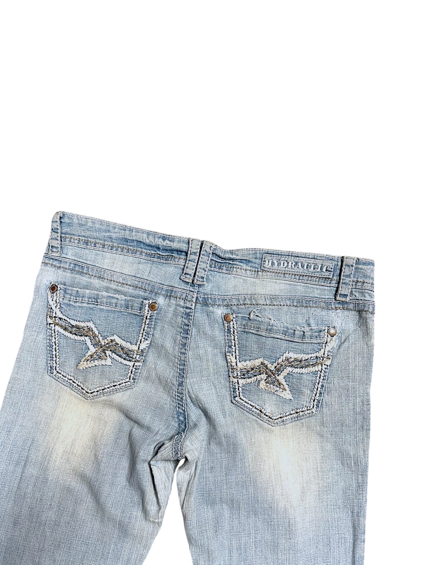 Vintage Y2K Low Waist Bootcut Flared Damenjeans (L)