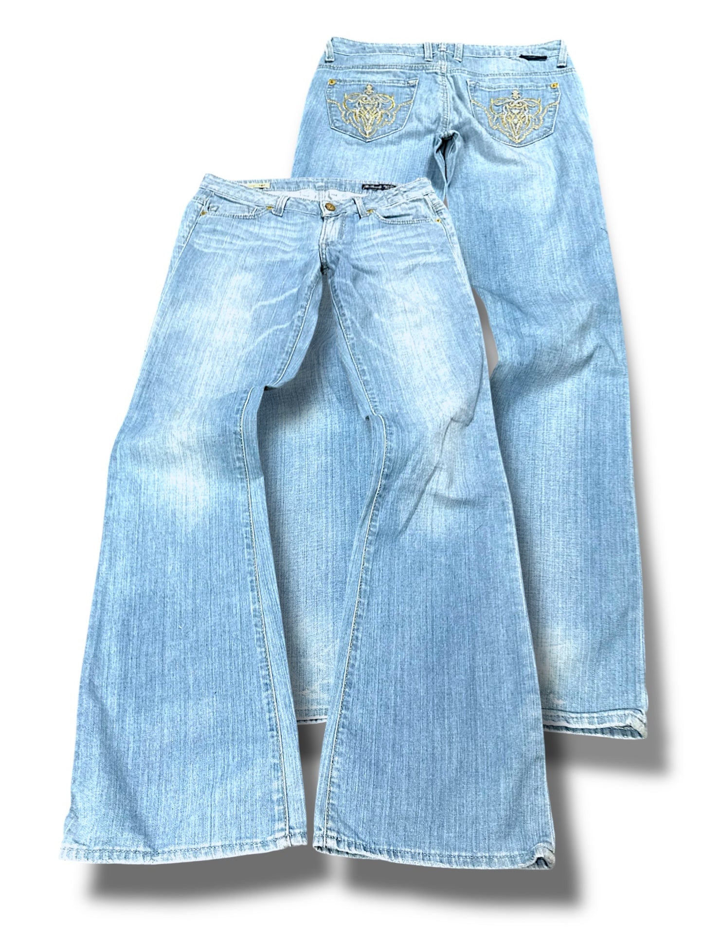 Vintage Y2K Low Waist Bootcut / Flared Damenjeans (XL)