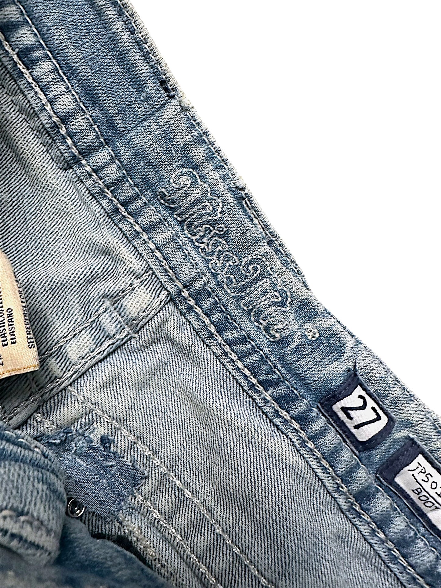 Vintage Miss Me Y2K Low Waist Bootcut / Flared Damenjeans (M)