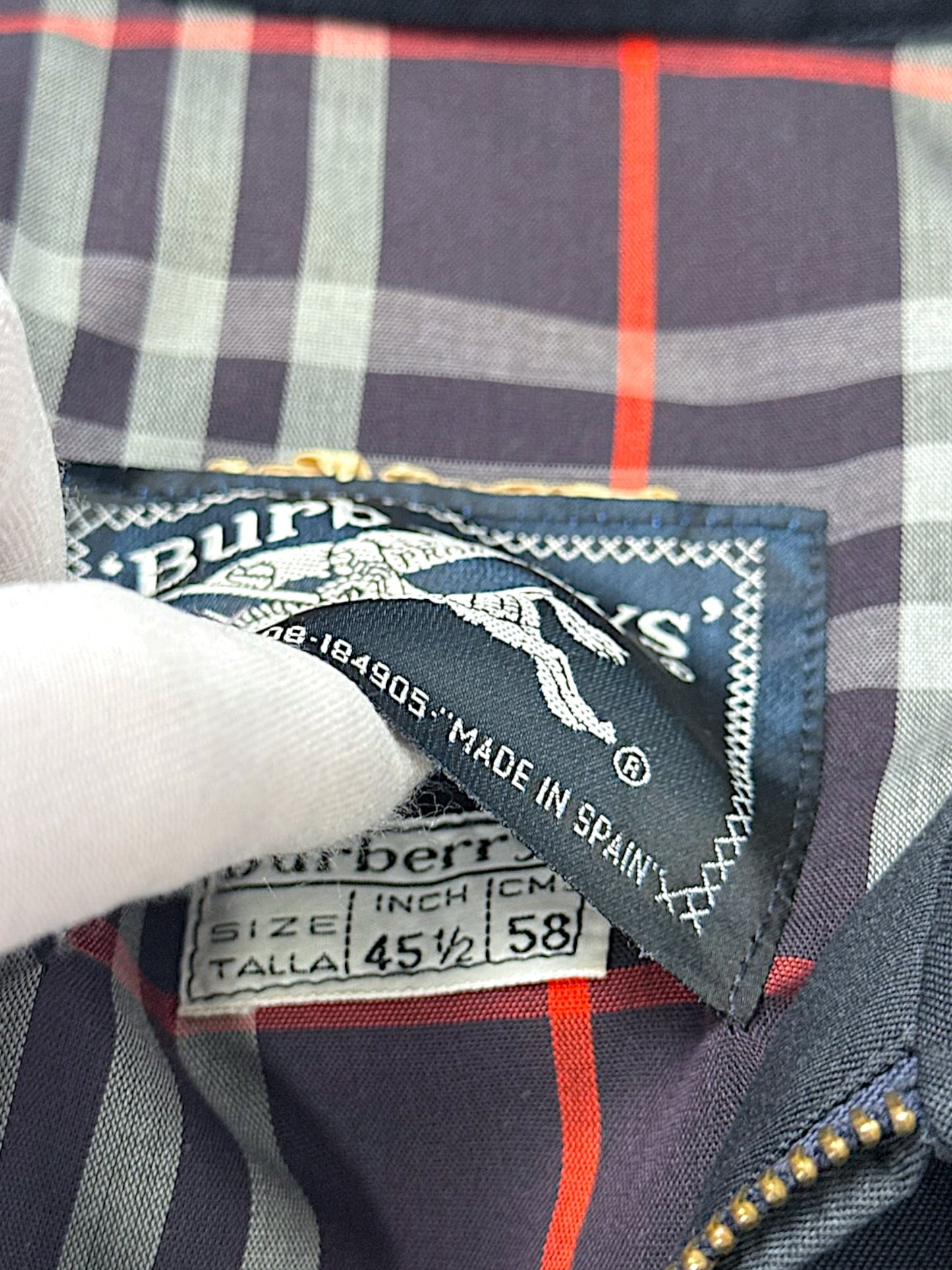 Vintage Burberry Harrington Jacke (L)