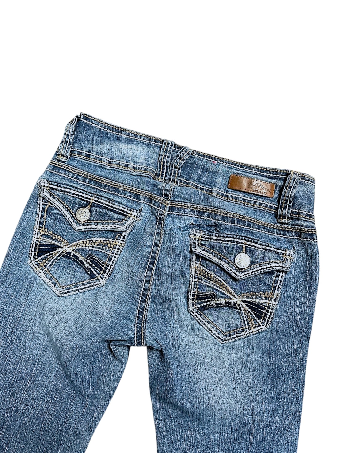 Vintage Wallfolwer Y2K Low Waist Bootcut / Flared Damenjeans (XS)