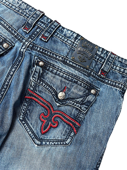Vintage Rock Revival Y2K Baggy Jeans (XXL)