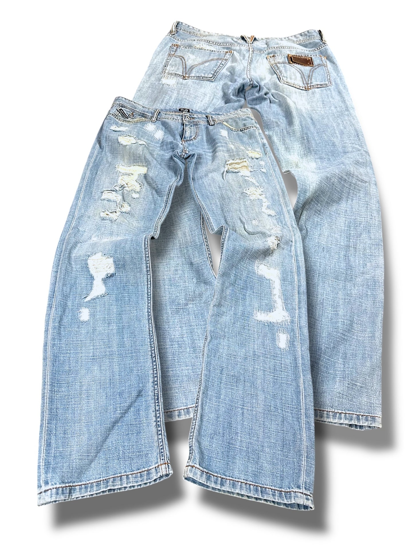Vintage Dolce & Gabbana Y2K Straight Leg Jeans (XL)