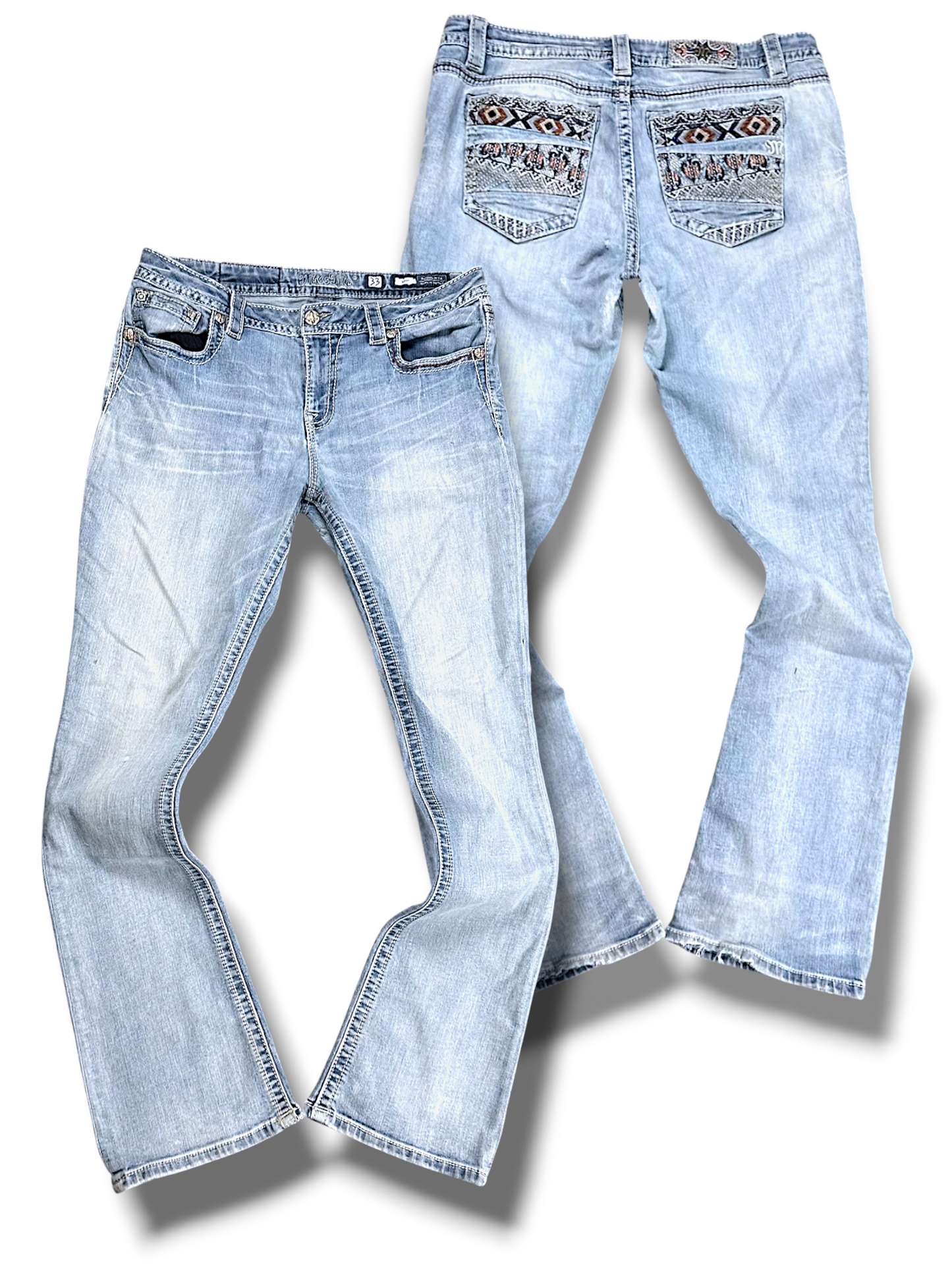 Vintage Miss Me Y2K Bootcut / Flared Damenjeans „Boot“ (XL)