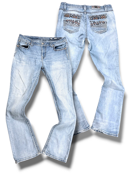 Vintage Miss Me Y2K Bootcut / Flared Damenjeans „Boot“ (XL)