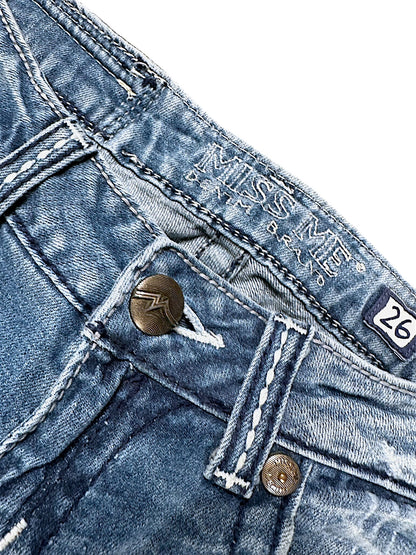 Vintage Miss Me Y2K Low Waist Bootcut / Flared Damenjeans (M)