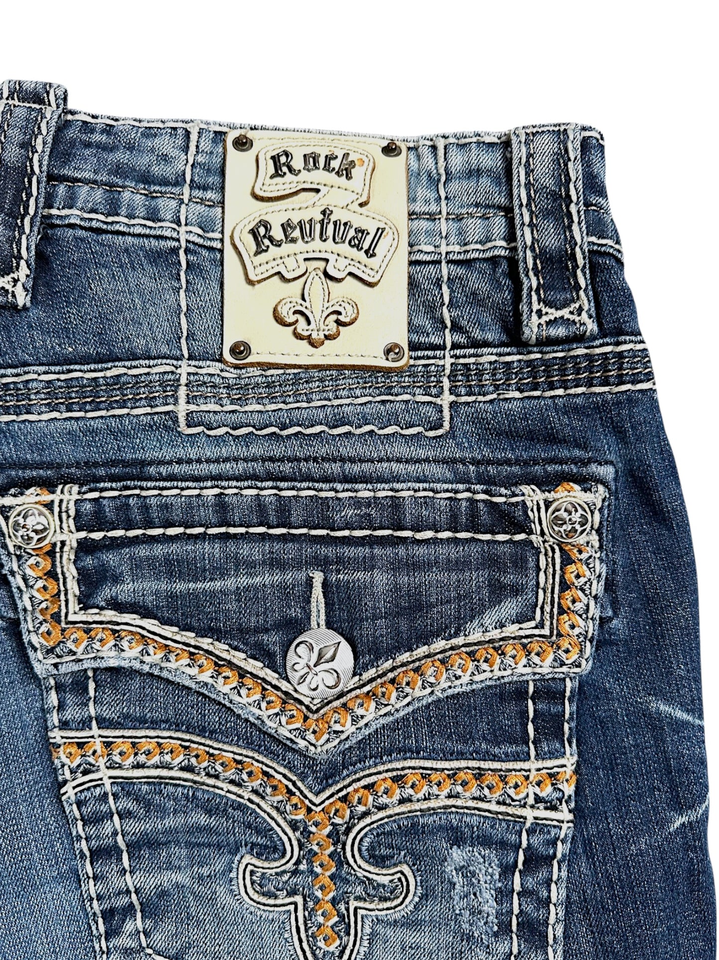 Vintage Rock Revival y2k Jeans (L)