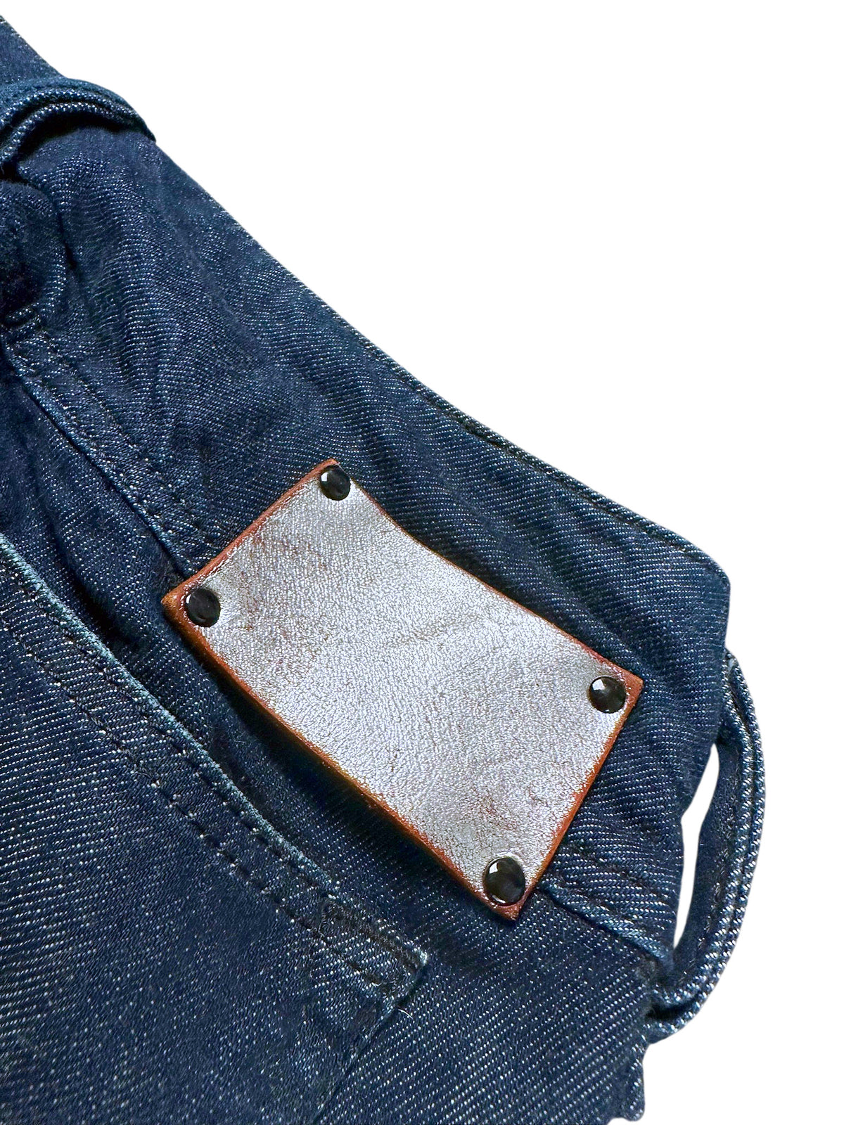 Vintage Diesel Bootcut Damenjeans Lederpatch am Bund