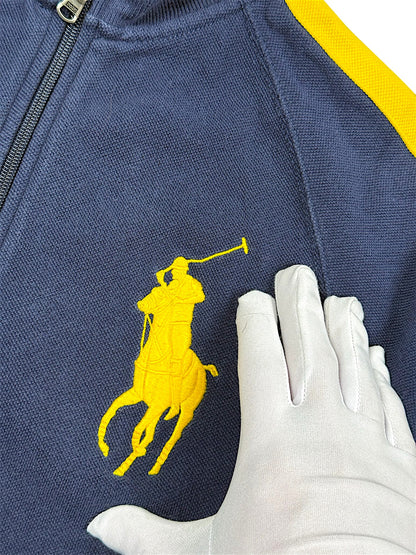 Vintage Ralph Lauren „Big Pony“ Zip-Pullover (S)