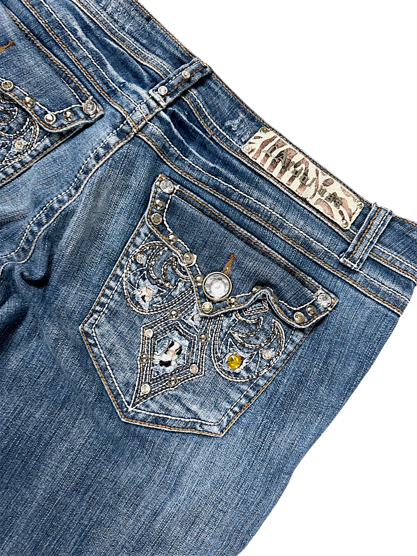 Vintage L.A Idol Y2K Bootcut / Flared Damenjeans (L)