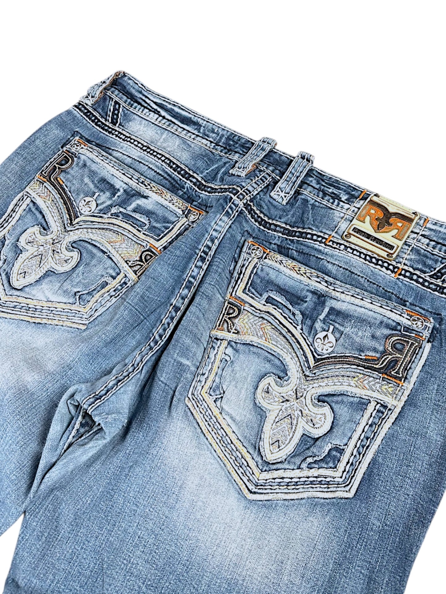 Vintage Rock Revival Baggy Jeans (XL)