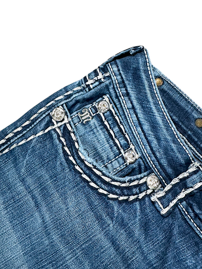 Vintage Miss Me Y2K Low Waist Bootcut / Flared Damenjeans (M)