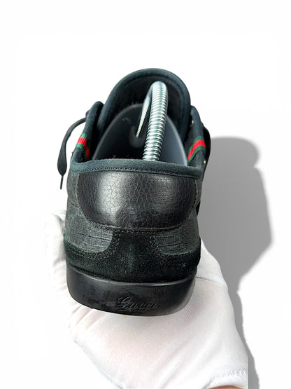 Vintage Gucci Canvas Low-Top Schuhe (42)