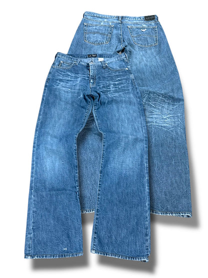 Vintage Armani Straight Leg Jeans (S)