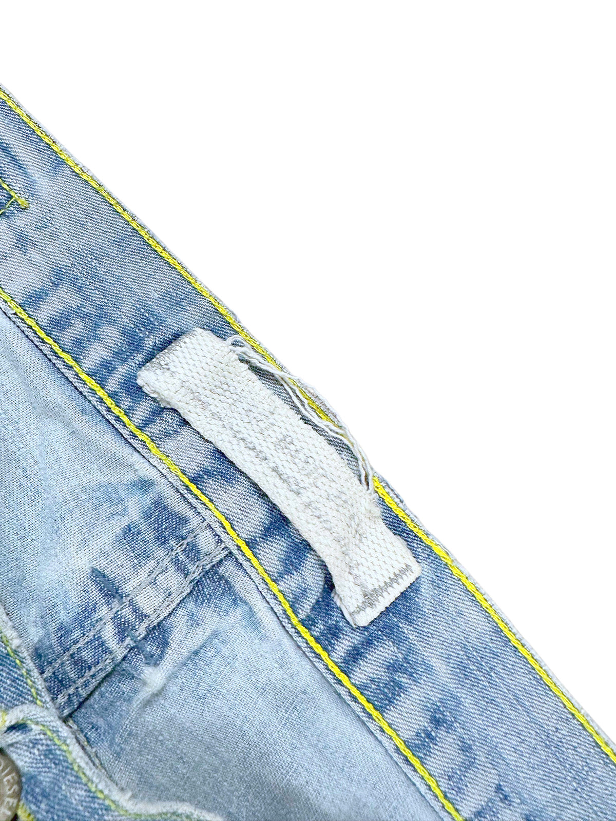 Vintage Diesel Straight Leg Jeans Innennaht mit Kontrastnaht