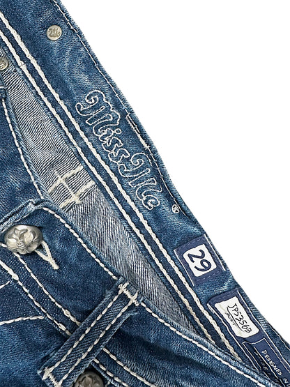 Vintage Miss Me Low Waist Y2K Bootcut / Flared Damenjeans (L)
