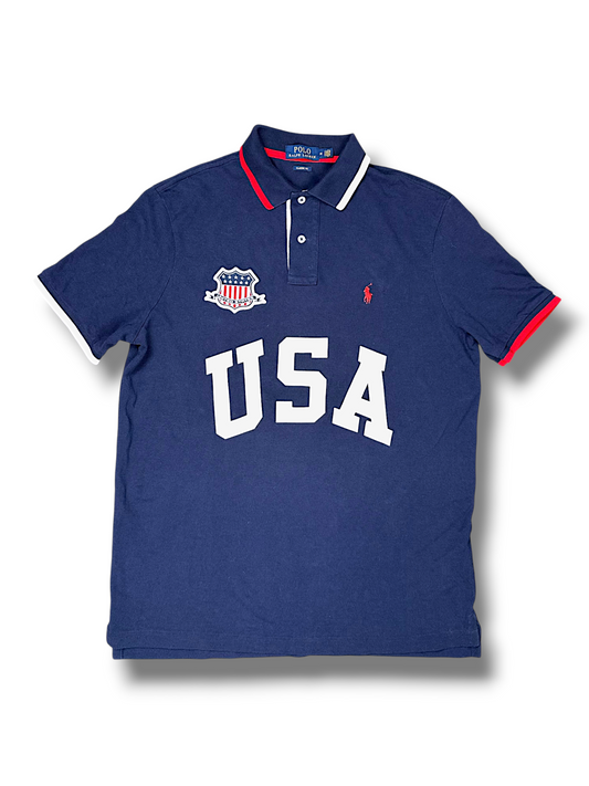 Vintage Ralph Lauren „USA“ Polo (M)