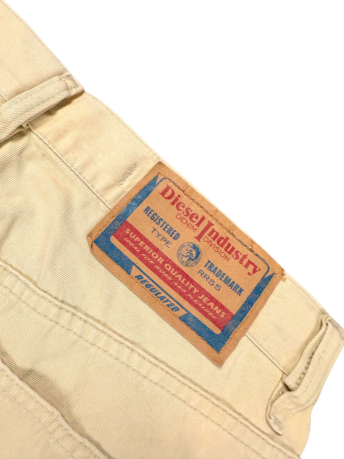 Vintage Diesel Baggy Jeans Papierlabel am Bund