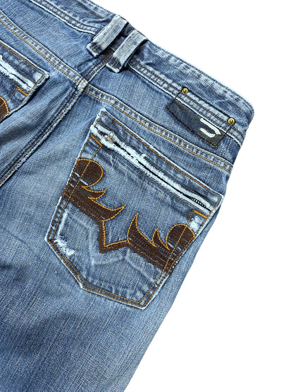 Vintage Diesel Y2K Straight Leg Jeans (S) – Detailaufnahme 5