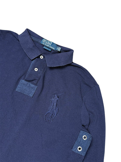 Vintage Ralph Lauren „Big Pony“ Langarm Polo (M)