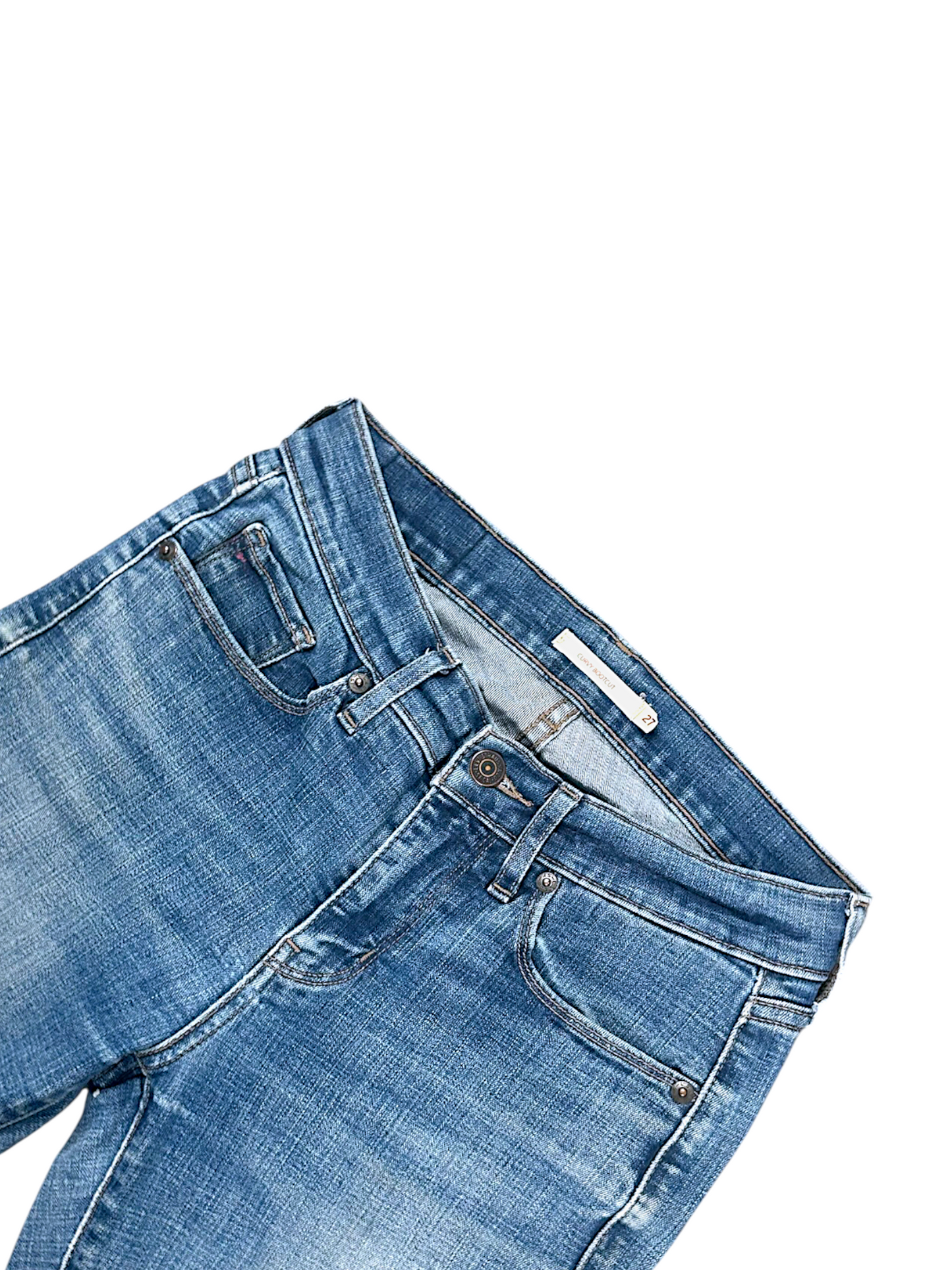 Vintage Levi’s Bootcut / Flared Damenjeans „CURVY BOOTCUT“ (M)