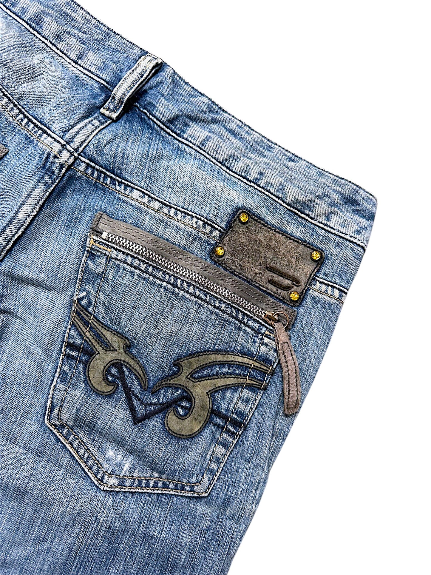 Vintage Diesel Y2K Low Waist Bootcut / Flared Damenjeans (M)