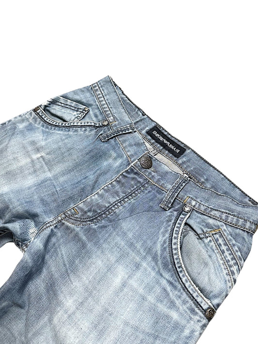 Vintage Armani Y2K Straight Leg Jeans (M)