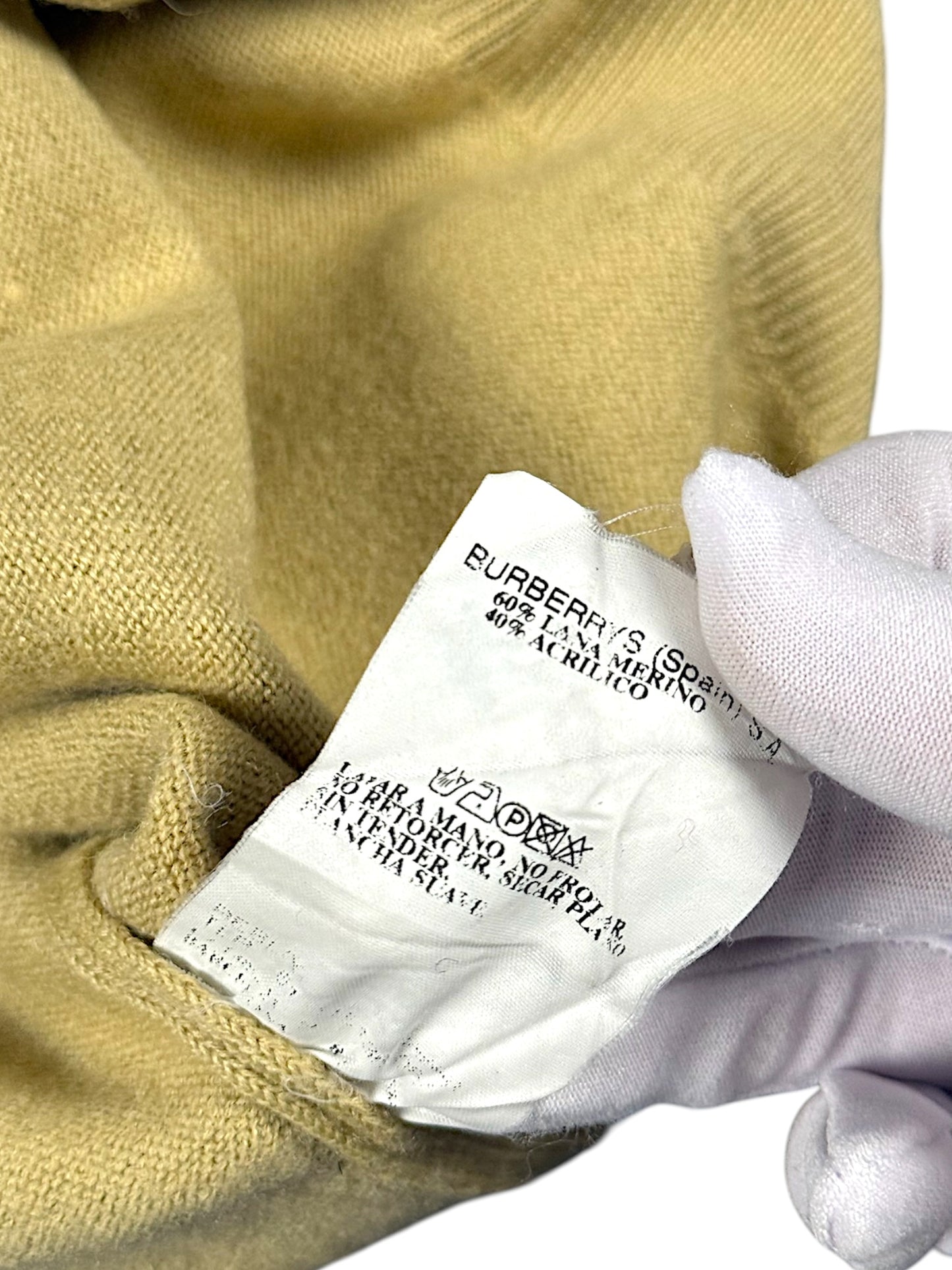 Vintage Burberry Wollpullover (M)