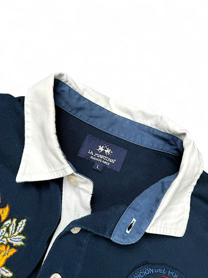 Vintage La Martina Langarm Polo (L)